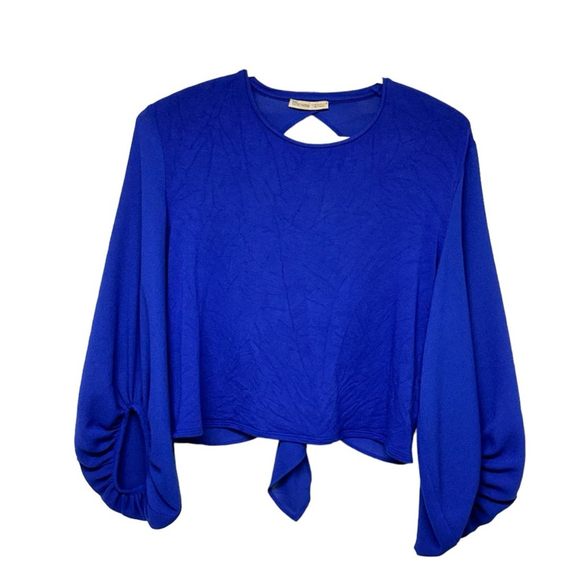 459 - ZARA CROP TOP - ROYAL BLUE - Picture 9 of 15
